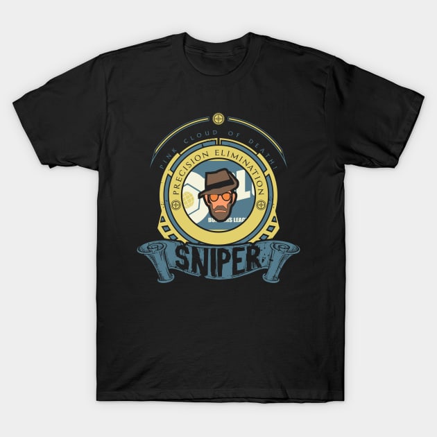 Sniper - Blue Team T-Shirt by FlashRepublic